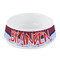 Classic Anchor & Stripes Plastic Pet Bowls - Small - MAIN