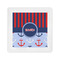 Classic Anchor & Stripes Standard Cocktail Napkins (Personalized)