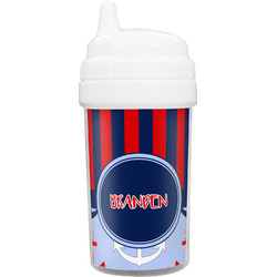 Classic Anchor & Stripes Toddler Sippy Cup (Personalized)