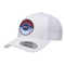 Classic Anchor & Stripes Trucker Hat - White (Personalized)