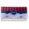 Classic Anchor & Stripes Vinyl Check Book Cover - Front