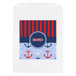 Classic Anchor & Stripes Treat Bag (Personalized)