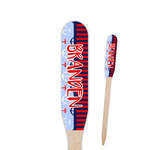 Classic Anchor & Stripes Paddle Wooden Food Picks - Double Sided (Personalized)