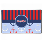 Classic Anchor & Stripes XXL Gaming Mouse Pad - 24" x 14" (Personalized)