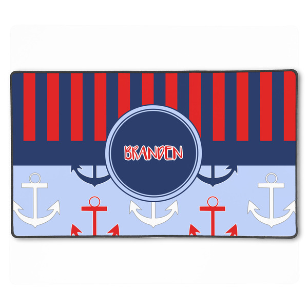 Custom Classic Anchor & Stripes XXL Gaming Mouse Pad - 24" x 14" (Personalized)