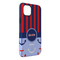 Classic Anchor & Stripes iPhone 14 Plus Tough Case - Angle