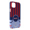 Classic Anchor & Stripes iPhone 14 Pro Max Case - Angle