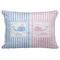 Striped w/ Whales Decorative Baby Pillowcase - 16"x12" (Personalized)