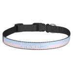 Striped w/ Whales Dog Collar (Personalized)