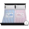 Striped w/ Whales Duvet Cover (King)