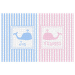 Striped w/ Whales Jigsaw Puzzle - 1000-piece (Personalized)