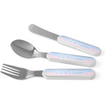 Striped w/ Whales Kid's Flatware (Personalized)