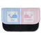 Striped w/ Whales Pencil Case - Front