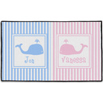 Striped w/ Whales Door Mat - 60"x36" (Personalized)