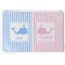 Striped w/ Whales Serving Tray (Personalized)