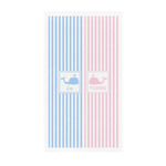 Striped w/ Whales Guest Towels - Full Color - Standard (Personalized)