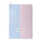 Striped w/ Whales Waffle Weave Golf Towel - Front/Main