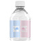 Striped w/ Whales Water Bottle Label - Single Front