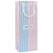 Striped w/ Whales Wine Gift Bag - Matte - Main