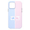 Striped w/ Whales iPhone 13 Pro Max Tough Case - Back