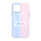 Striped w/ Whales iPhone 13 Tough Case - Back