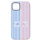 Striped w/ Whales iPhone 14 Plus Tough Case - Back