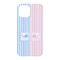 Striped w/ Whales iPhone 15 Case - Back