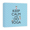 Keep Calm & Do Yoga 12x12 - Canvas Print - Angled View