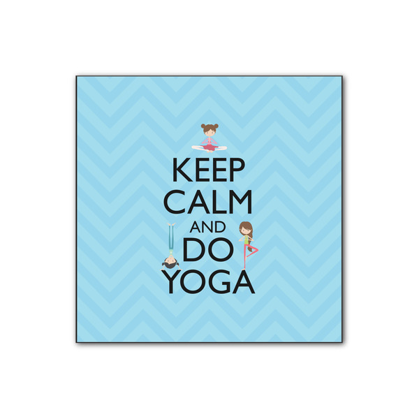 Custom Keep Calm & Do Yoga Wood Print - 12x12