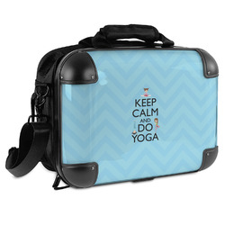 Keep Calm & Do Yoga Hard Shell Briefcase