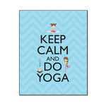 Keep Calm & Do Yoga Wood Print - 16x20