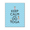 Keep Calm & Do Yoga 16x20 Wood Print - Front View