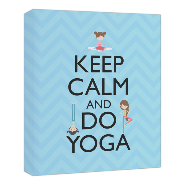 Custom Keep Calm & Do Yoga Canvas Print - 20x24