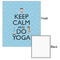 Keep Calm & Do Yoga 20x24 - Matte Poster - Front & Back