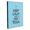 Keep Calm & Do Yoga 20x24 Wood Print - Angle View