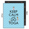 Keep Calm & Do Yoga 20x24 Wood Print - Front & Back View