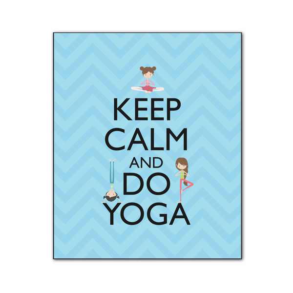 Custom Keep Calm & Do Yoga Wood Print - 20x24