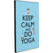 Keep Calm & Do Yoga 20x30 Wood Print - Angle View