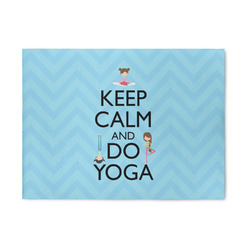 Keep Calm & Do Yoga 5' x 7' Indoor Area Rug