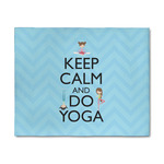 Keep Calm & Do Yoga 8' x 10' Indoor Area Rug