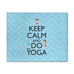 Keep Calm & Do Yoga 8' x 10' Indoor Area Rug