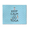 Keep Calm & Do Yoga 8'x10' Patio Rug - Front/Main