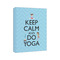 Keep Calm & Do Yoga 8x10 - Canvas Print - Angled View