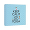 Keep Calm & Do Yoga 8x8 - Canvas Print - Angled View