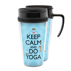 Keep Calm & Do Yoga Acrylic Travel Mug