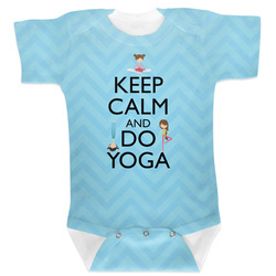 Keep Calm & Do Yoga Baby Bodysuit 0-3