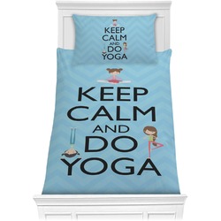 Keep Calm & Do Yoga Comforter Set - Twin XL