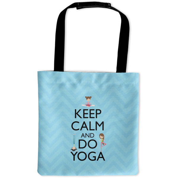 Custom Keep Calm & Do Yoga Auto Back Seat Organizer Bag