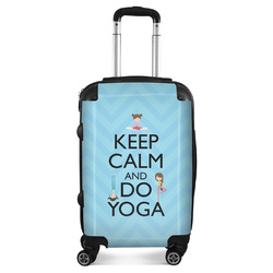 Keep Calm & Do Yoga Suitcase