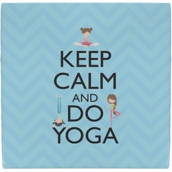 Keep Calm & Do Yoga Ceramic Tile Hot Pad